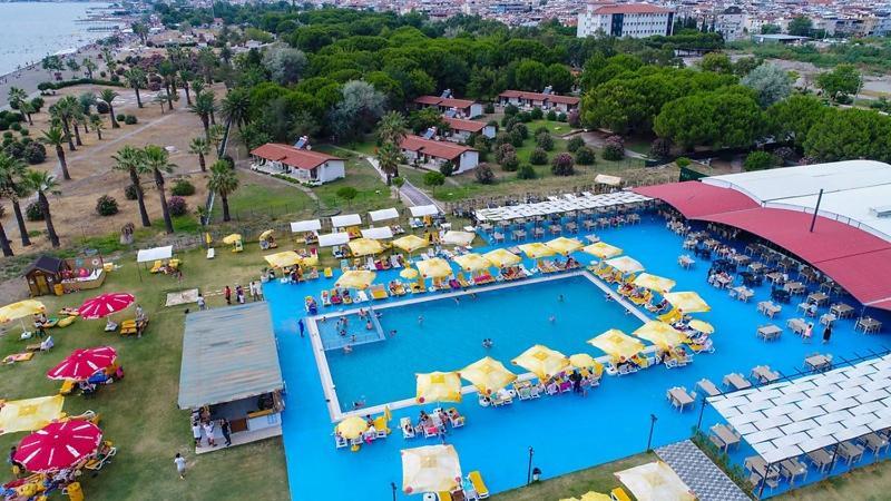 Afytos Akcay Tatil Koyu Hotel Bagian luar foto